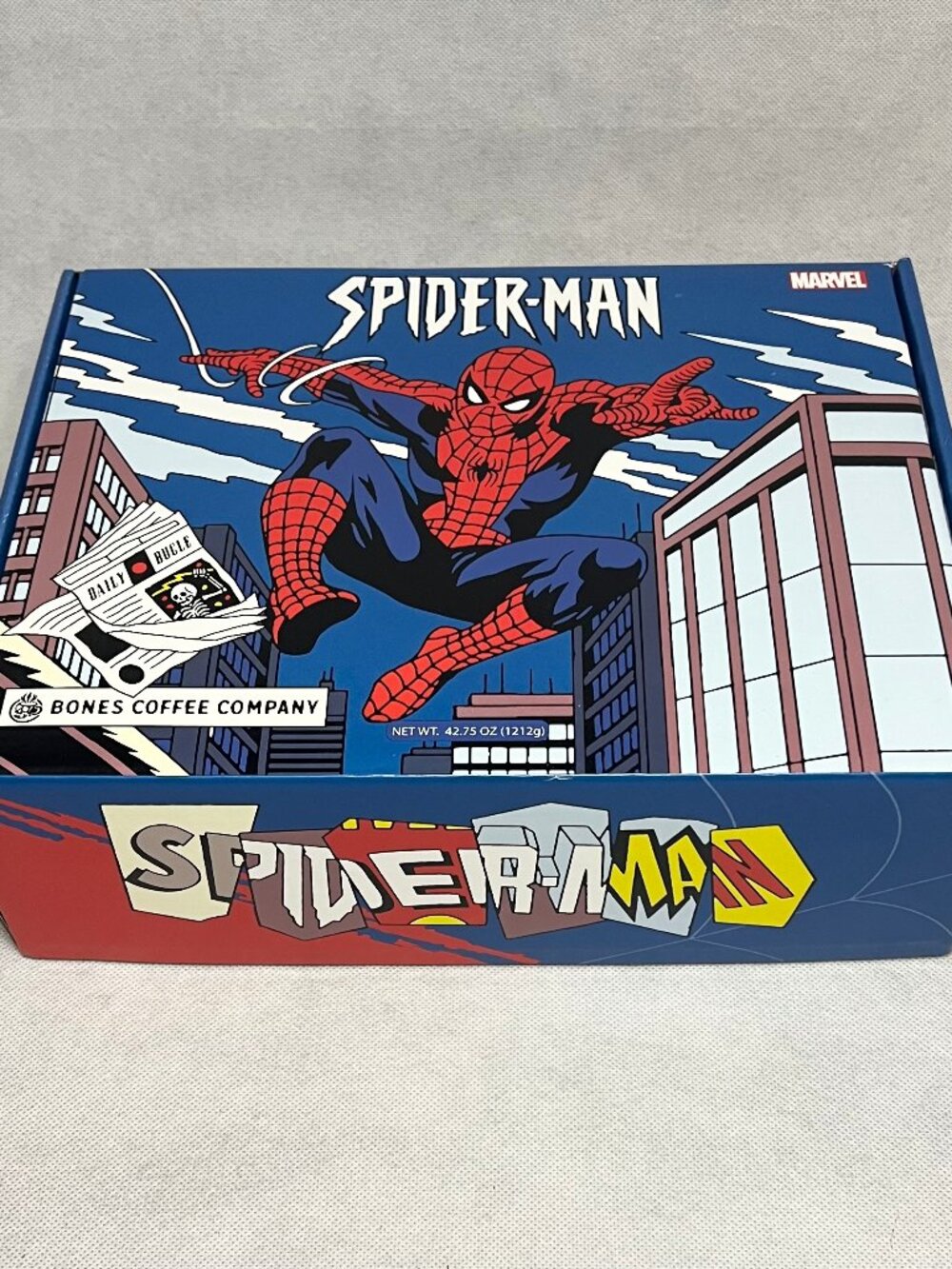 Marvel Spider-Man Web Slinger Coffee and Mug With Collectors Box